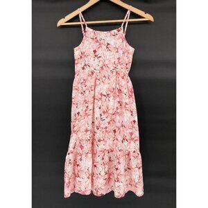 NWT Hayden Girls Floral Midi Dress Girls M Pink Easter Peasant Summer Cottage